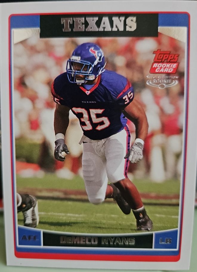 2006 Topps #332 DeMeco Ryans — front