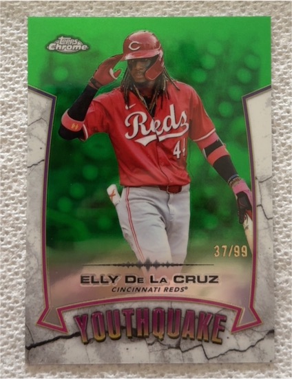 2025 Topps Chrome #YQ-31 Elly De La Cruz — front