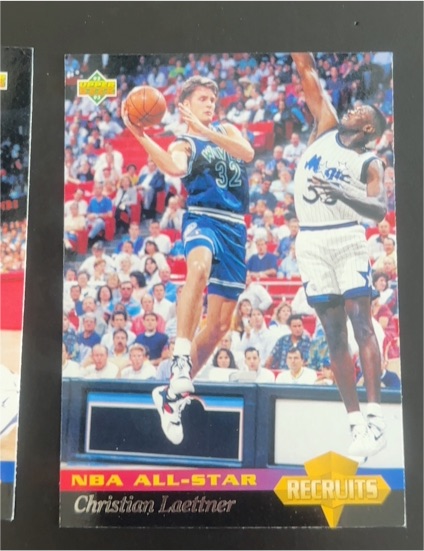 1992-93 Upper Deck NBA All-Stars #30 Christian Laettner — front