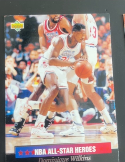 1992-93 Upper Deck NBA All-Star Heroes #24 Dominique Wilkins — front
