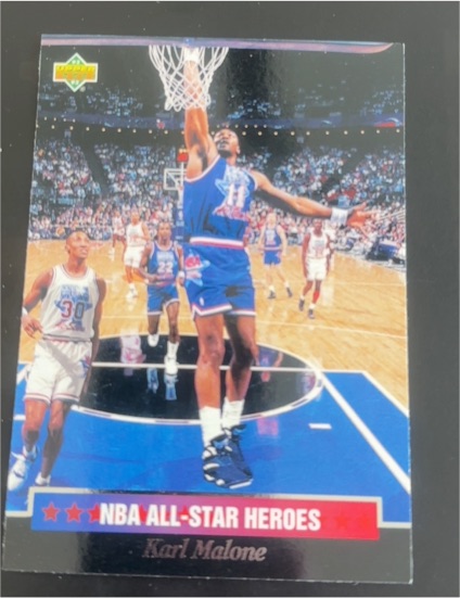1992 Upper Deck NBA All-Star Set #16 Karl Malone — front