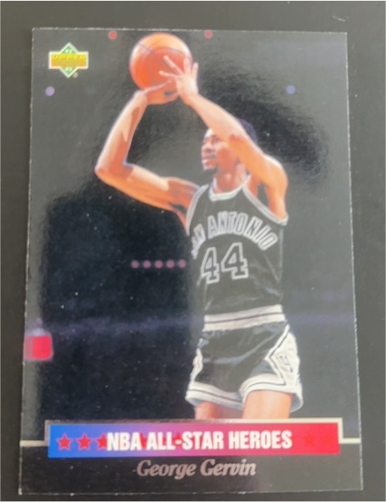 1992-93 Upper Deck NBA All-Star Heroes #6 George Gervin — front