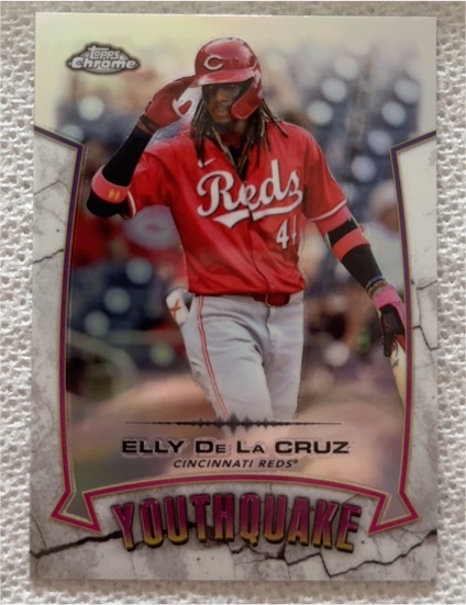 2025 Topps Chrome #YQ-31 Elly De La Cruz Youthquake — front