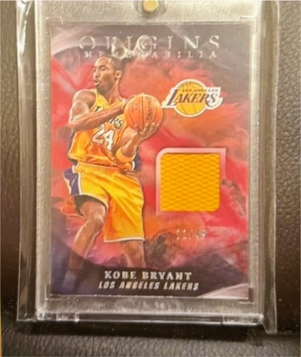 2018-19 Panini Origins Memorabilia #111 Kobe Bryant — front