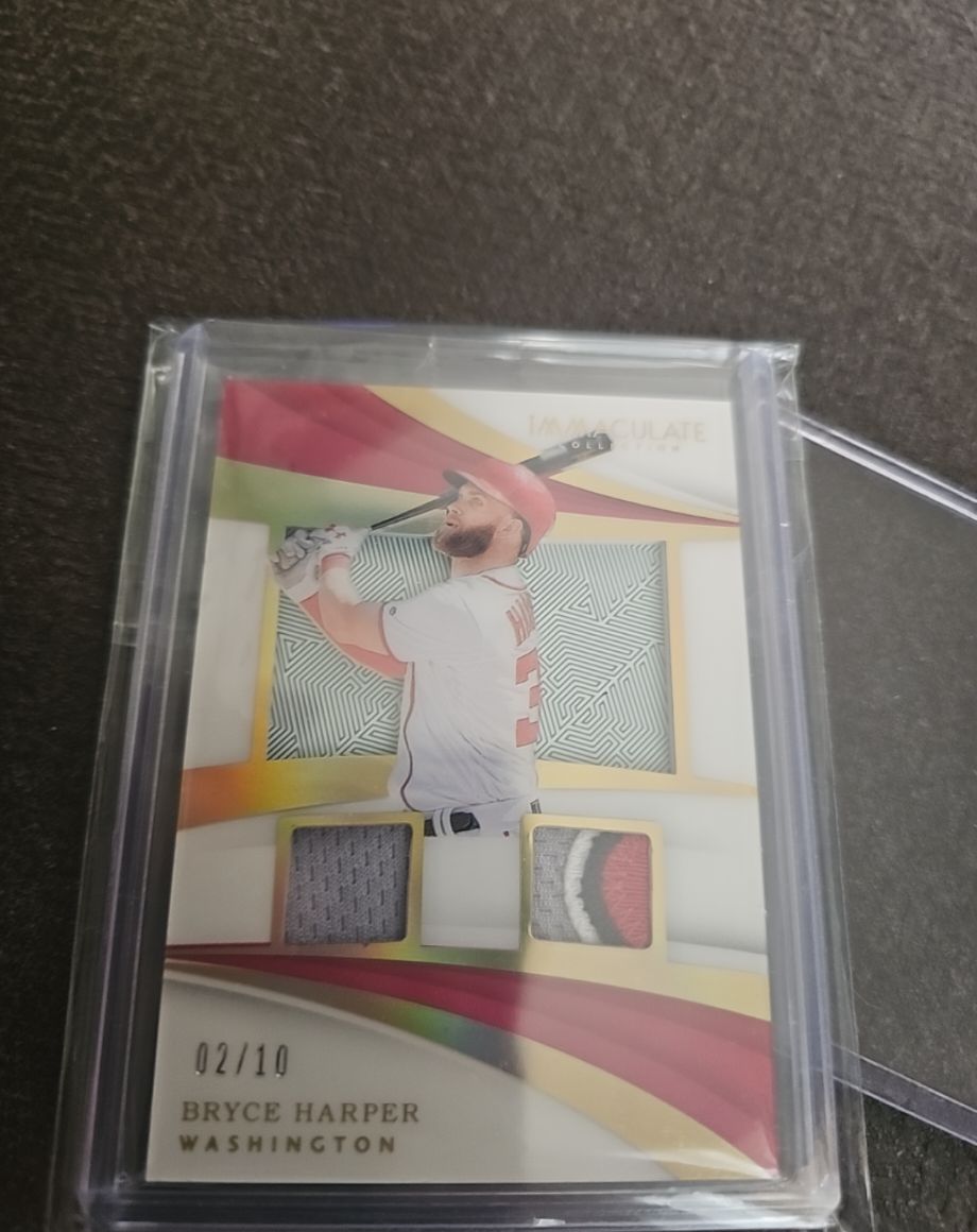 2017 Panini Immaculate Collection #02/10 Bryce Harper — front