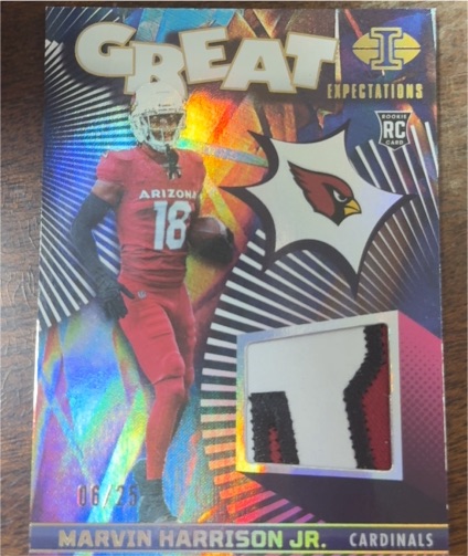 2024 Panini Illusions Great Expectations #GE-MHJ Marvin Harrison Jr. — front