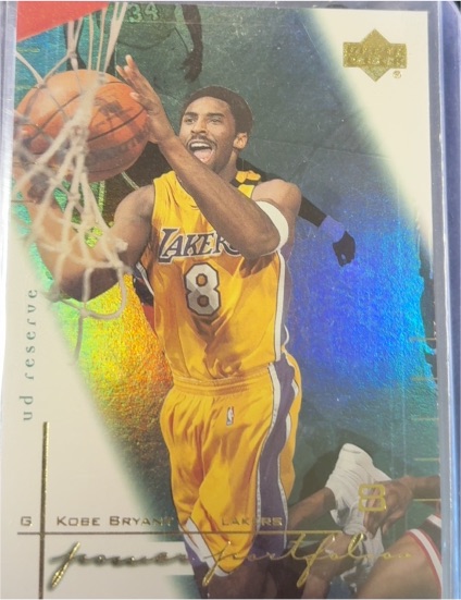2000-01 Upper Deck UD Reserve Power Portfolios #PW6 Kobe Bryant — front