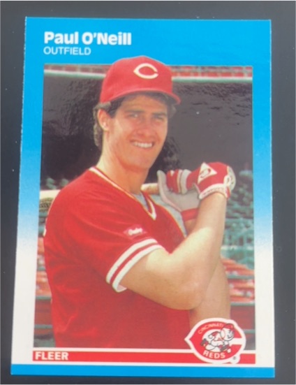 1987 Fleer Update #U-94 Paul O'Neill Cincinnati Reds — front