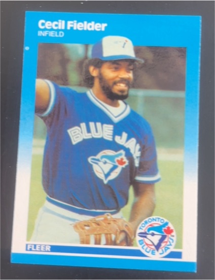 1987 Fleer Update #U-31 Cecil Fielder — front