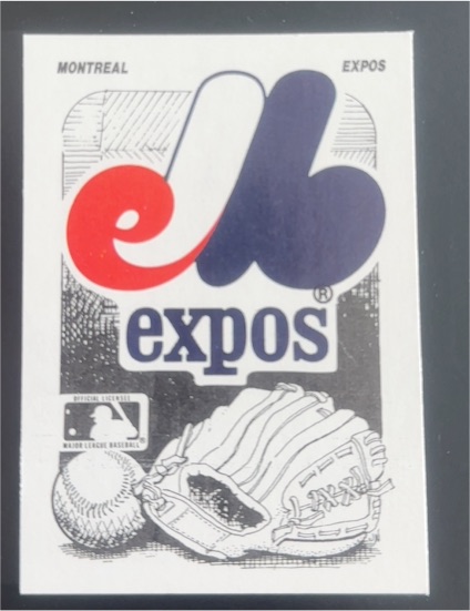 1987 Fleer #NNO Montreal Expos Team Stickers — front