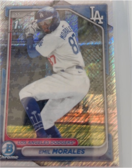 2024 Bowman Chrome #BCP-221 Emil Morales — front