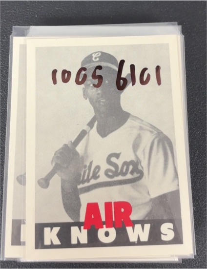 1990 Air Knows #NNO Michael Jordan Chicago White Sox — front