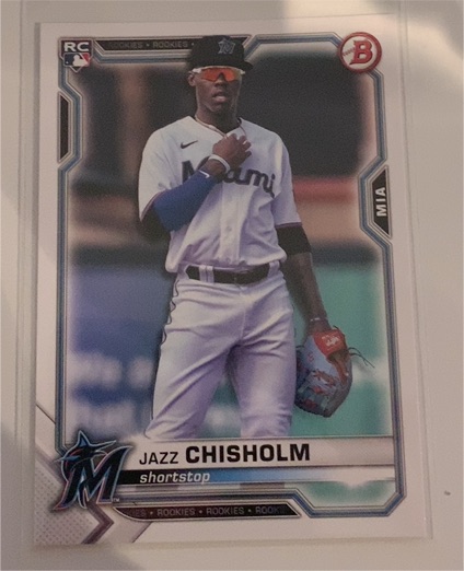 2021 Bowman #71 Jazz Chisholm — front