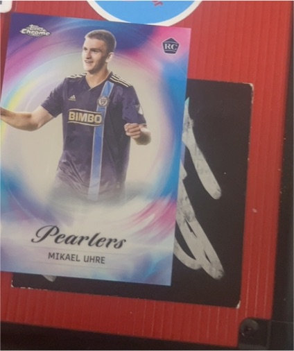 2023 Topps Chrome MLS Pearlers #P-6 Mikael Uhre — front