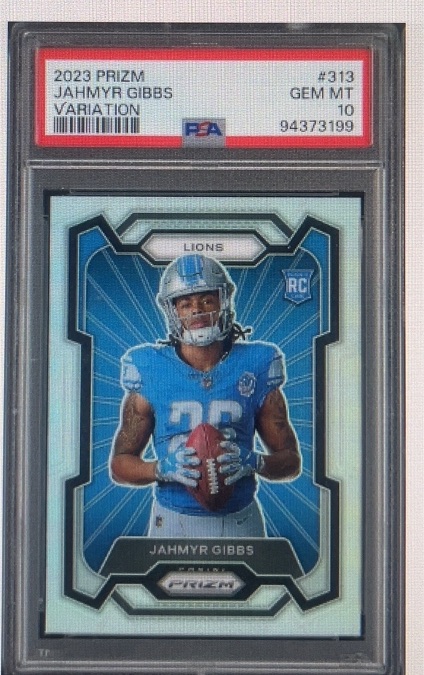 2023 Panini Prizm #313 Jahmyr Gibbs — front