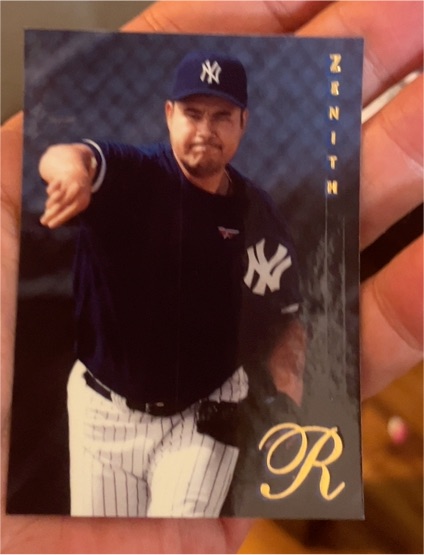 1997 Pinnacle Zenith #20 Hideki Irabu — front