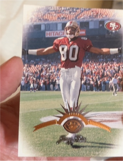 1997 Leaf #8 Jerry Rice — front