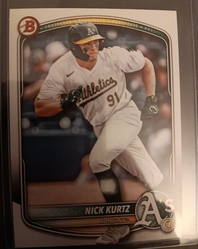 2025 Bowman Chrome Prospects #BCP-114 Nick Kurtz — front
