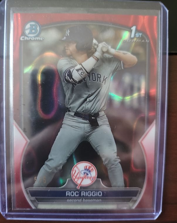 2023 Bowman Chrome #BDC-30 Roc Riggio — front