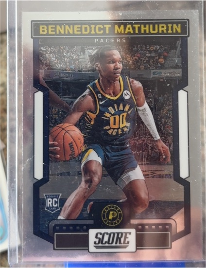 2022-23 Panini Chronicles Score #543 Bennedict Mathurin — front