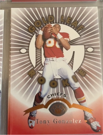 1997 Donruss Gold Leaf #174 Tony Gonzalez Rookie — front