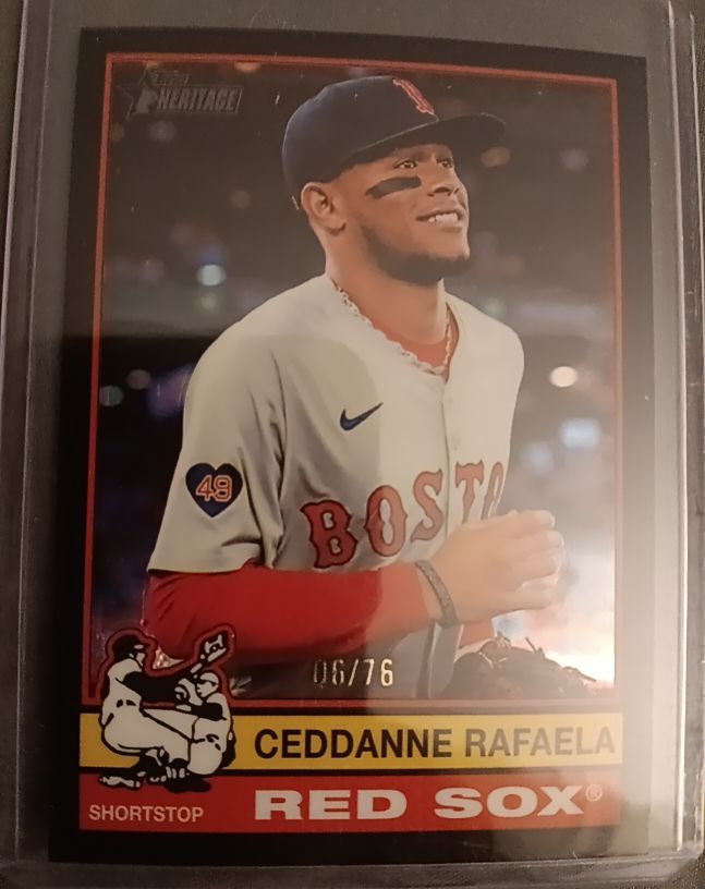 2025 Topps Heritage #126 Ceddanne Rafaela — front