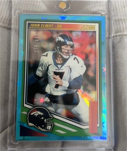 2025 Score #69 John Elway — front