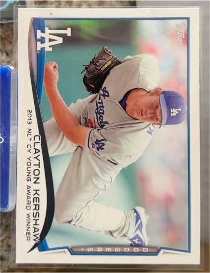 2014 Topps #604 Clayton Kershaw — front