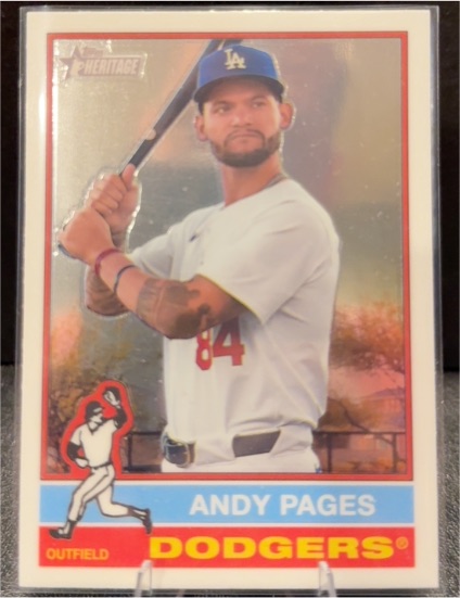 2025 Topps Heritage #379 Andy Pages — front