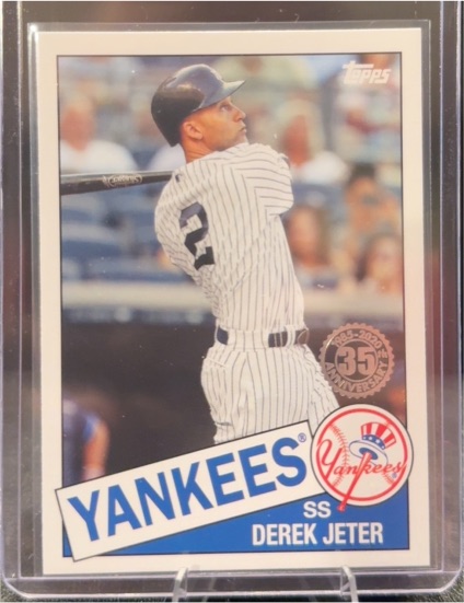 2020 Topps Update #85TB-1 Derek Jeter 1985 35th Anniversary — front