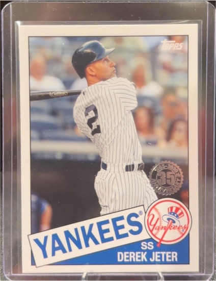 2020 Topps Update #85TB-1 Derek Jeter 1985 Topps Baseball 35th Anniversary — front