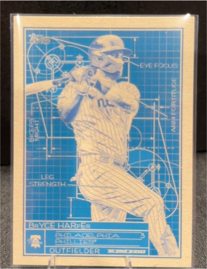 2024 Topps Series 1 Superstar Blueprint #SB-4 Bryce Harper — front