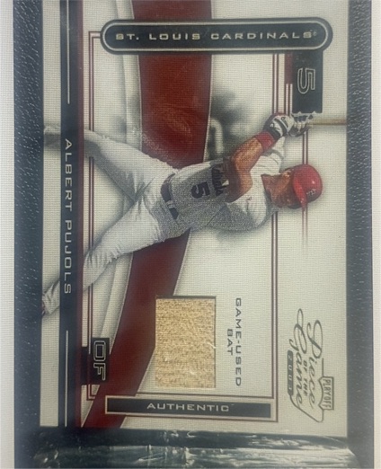 2003 Playoff Piece of the Game #5 Albert Pujols — front