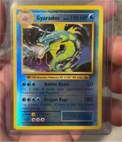2016 Pokémon XY Evolutions #34 Gyarados — front