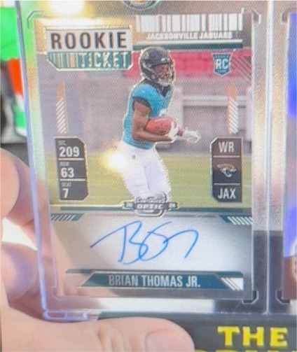 2024 Panini Contenders Optic #103 Brian Thomas Jr. — front