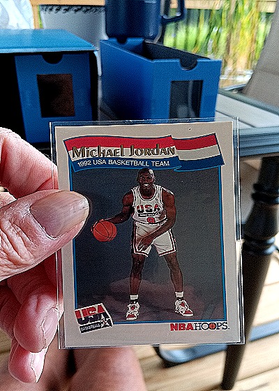 1991 NBA Hoops #55 Michael Jordan USA Basketball — front