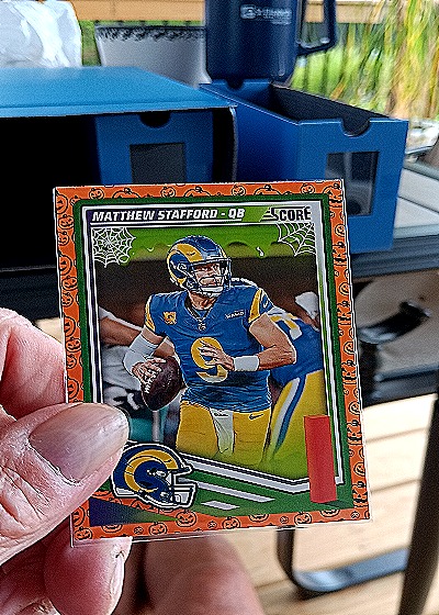 2025 Panini Score-A-Treat #196 Matthew Stafford — front