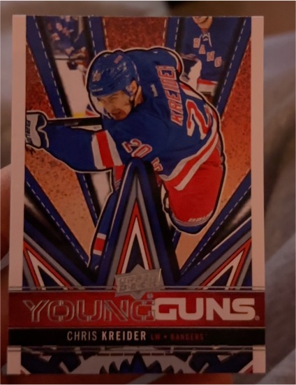 2024-25 Upper Deck Series 1 Young Guns Renewed #YGR-43 Chris Kreider — front