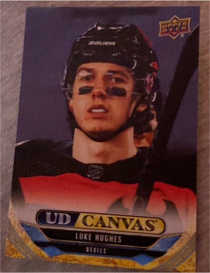 2024-25 Upper Deck UD Canvas #C-44 Luke Hughes — front