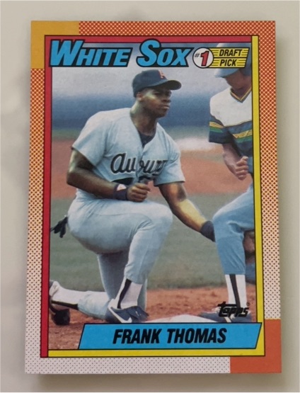 1990 Topps #414 Frank Thomas — front