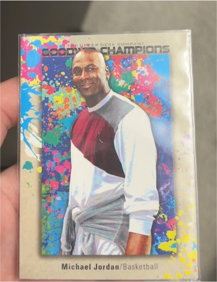 2024 Upper Deck Goodwin Champions #101 Michael Jordan Splash of Color — front
