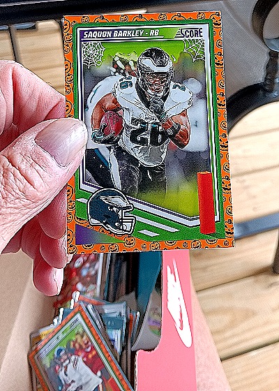 2024 Panini Score #61 Saquon Barkley — front