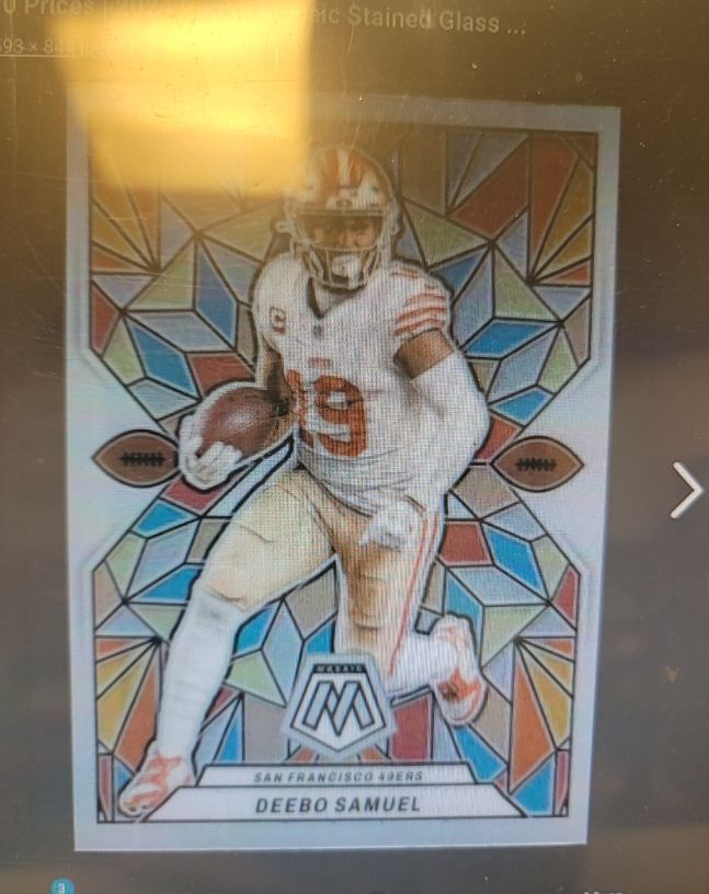 2024 Panini Mosaic #SG-10 Deebo Samuel Stained Glass Prizm — front