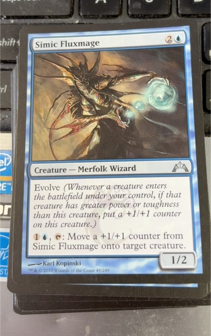 2013 Magic The Gathering Gatecrash #49 Simic Fluxmage — front