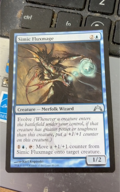 2013 Magic: The Gathering Gatecrash #49 Simic Fluxmage — front