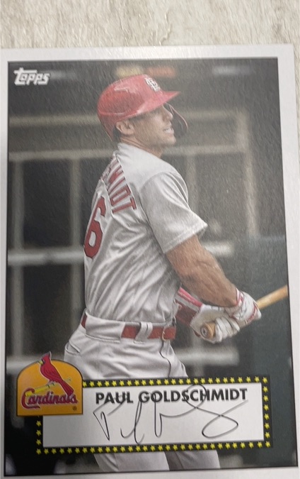 2021 Topps 1952 Topps Redux #T52-31 Paul Goldschmidt — front