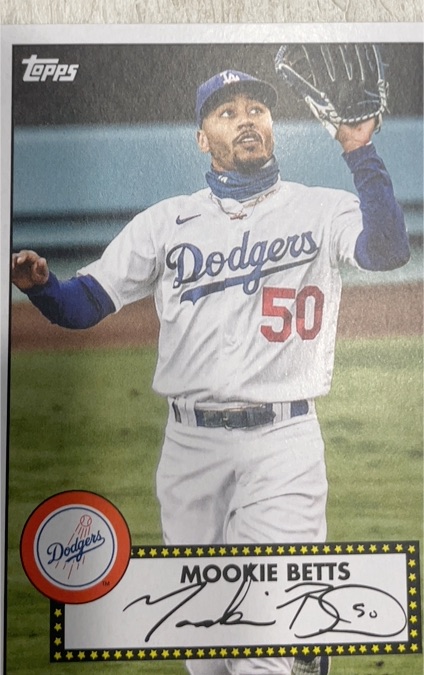 2021 Topps 1952 Topps Redux #T52-6 Mookie Betts — front