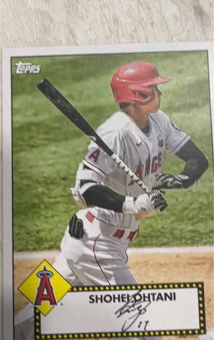 2021 Topps 1952 Redux #T52-43 Shohei Ohtani — front