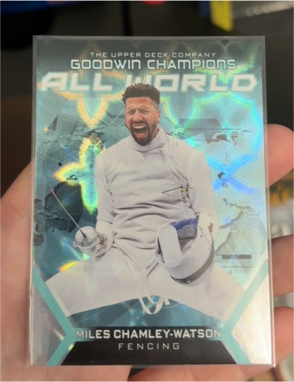 2024 Upper Deck Goodwin Champions #AW-8 Miles Chamley-Watson All World — front