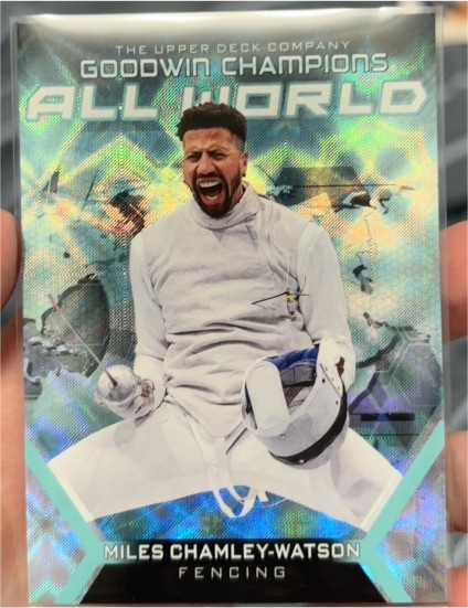2024 Upper Deck Goodwin Champions All World #AW-8 Miles Chamley-Watson — front